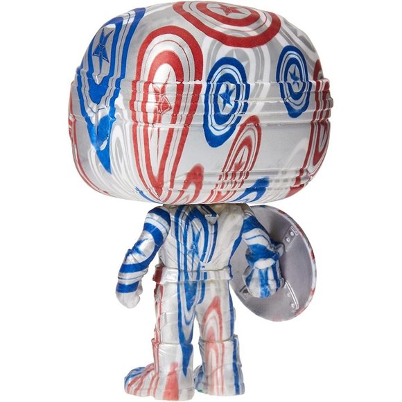 Funko Pop! Marvel: Captain America Art Series Exclusive #33 - Picture 3 of 5